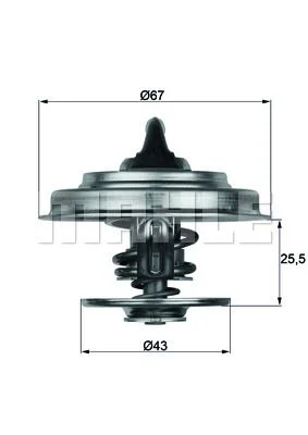 Mercedes Benz Mahle Thermostat 71C BMW E30/4/6-6 M115 M616 M104 M103 M102 M110 M123 0032033275 0022039175 0032037975 003