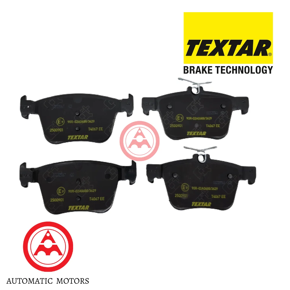 Audi A3 Tt Vw Gf Pst Tig Tr Textar Rear Brake Pad Set 3Q0698451 2500901 3Q0698451B Q0698451C 3Q0698451D 3Q0698451E 3QF69