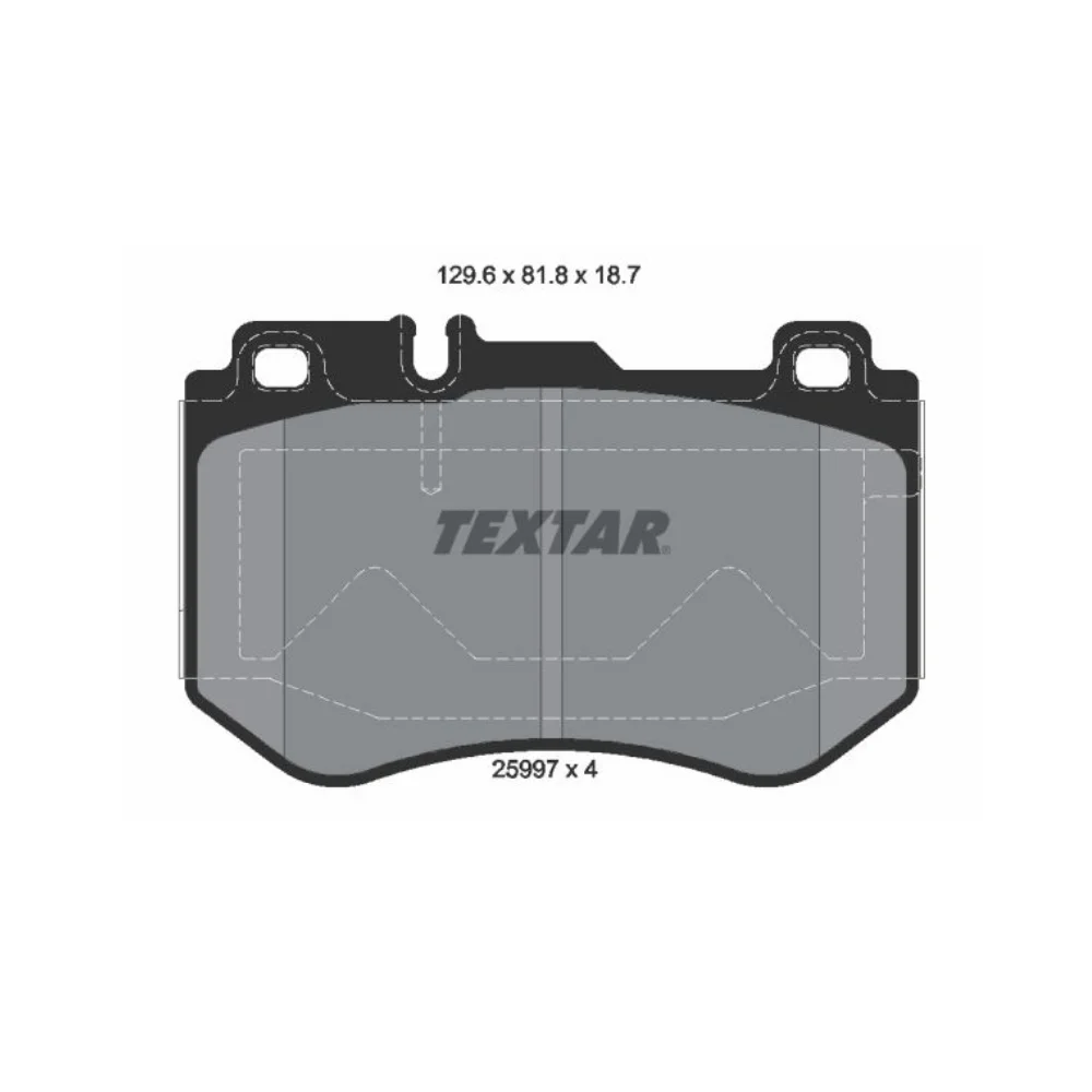 Mercedes Benz Textar Front Brake Pad Set W205-Sport / Amg 0084201720 2599701 0252599719