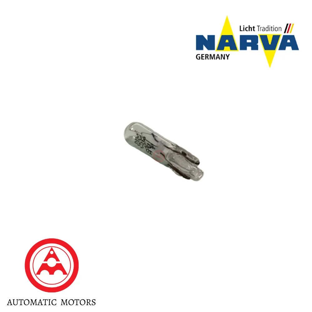 Mercedes Benz NARVA CLEAR SP METER BULB 12V 1.2W W2X4.6d 1601-12V1.2W-C-JAHN 000000001061 17037 4191 0025440194