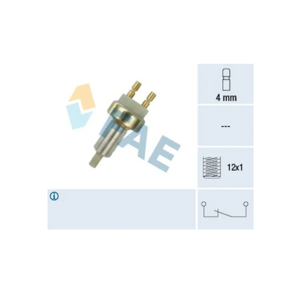 Mercedes Benz Fae Pedal Brake Contact Switch W115 W123 W126 - 2-R-Pin 000545350964 0005458709 25030