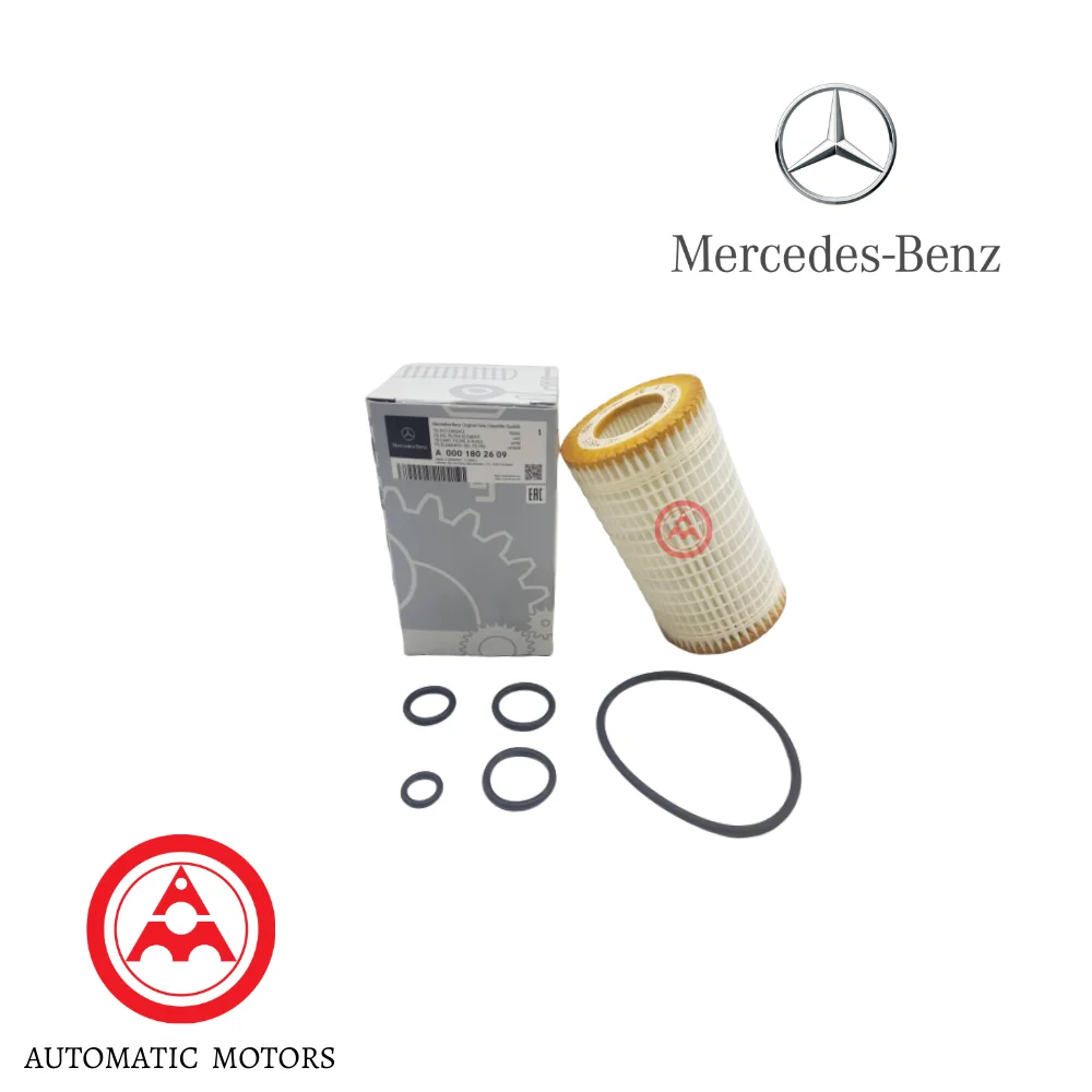 Original Mercedes Benz Oil Filter 5 O-Ring M112 M113 M272 M611 M612 M646 M647 1121800009 0001802609 E11HD155