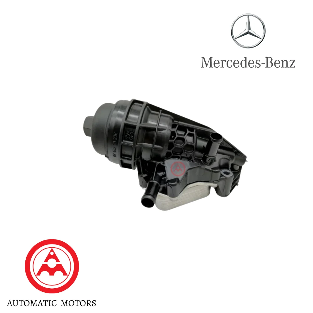 Original Mercedes Benz Oil Filter W/ Engine Oil Cooler M270 2701800500 2701800810 2701800610