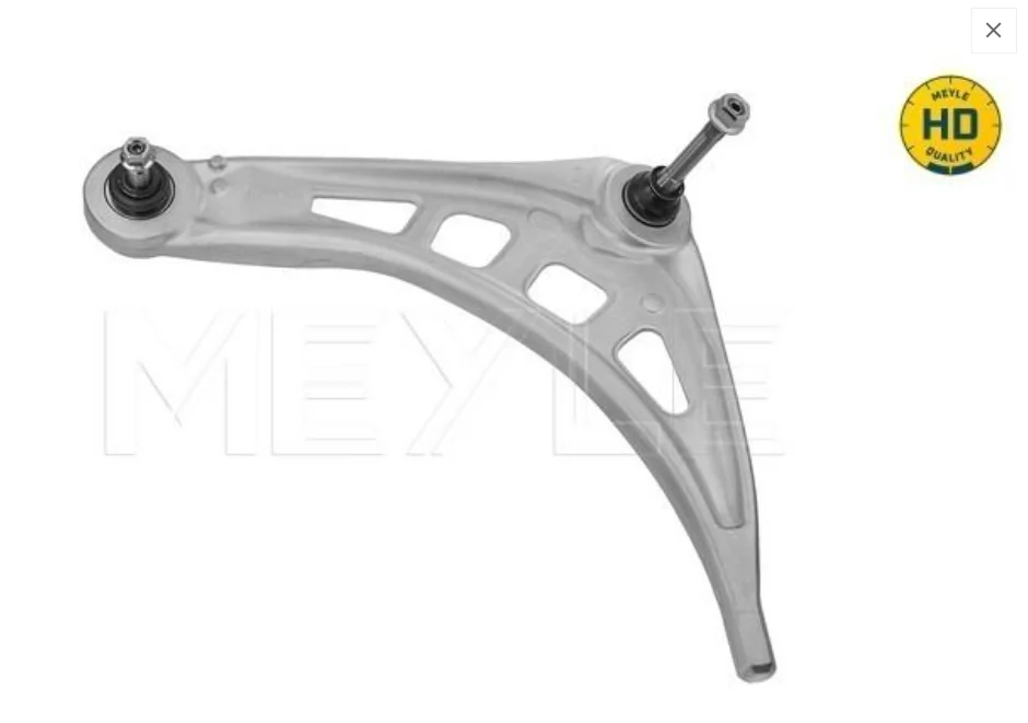 BMW E46 Meyle Front Lower Arm L/H Aluminum 31126758519 31126752717 31126774819 31126777851 31122343359 31122343353 17875