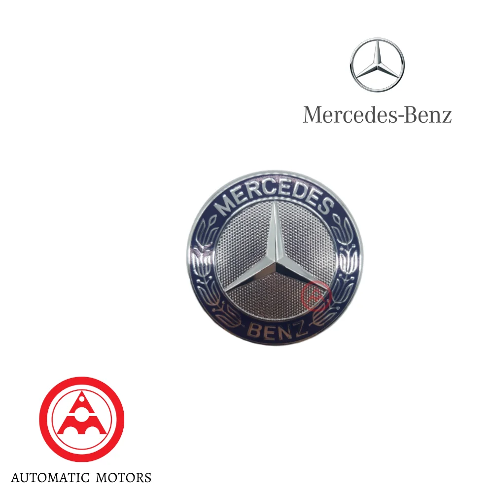 Original Mercedes Benz Bonnet " BADGE " Logo [Blue] W204-Avan 2048170616