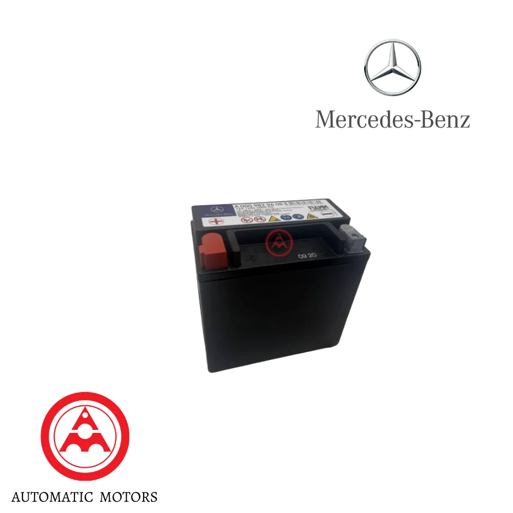Original Mercedes Benz Auxiliary / Backup Battery 12V12AH 200A W222 W212 0009829308 0009829608 0019822708 0049820008 000