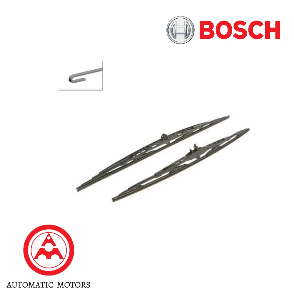 Mercedes Benz Bosch Front Windshield Wiper Blade Set W203 W903-313Cdi Sprint 3397001802 2038202145