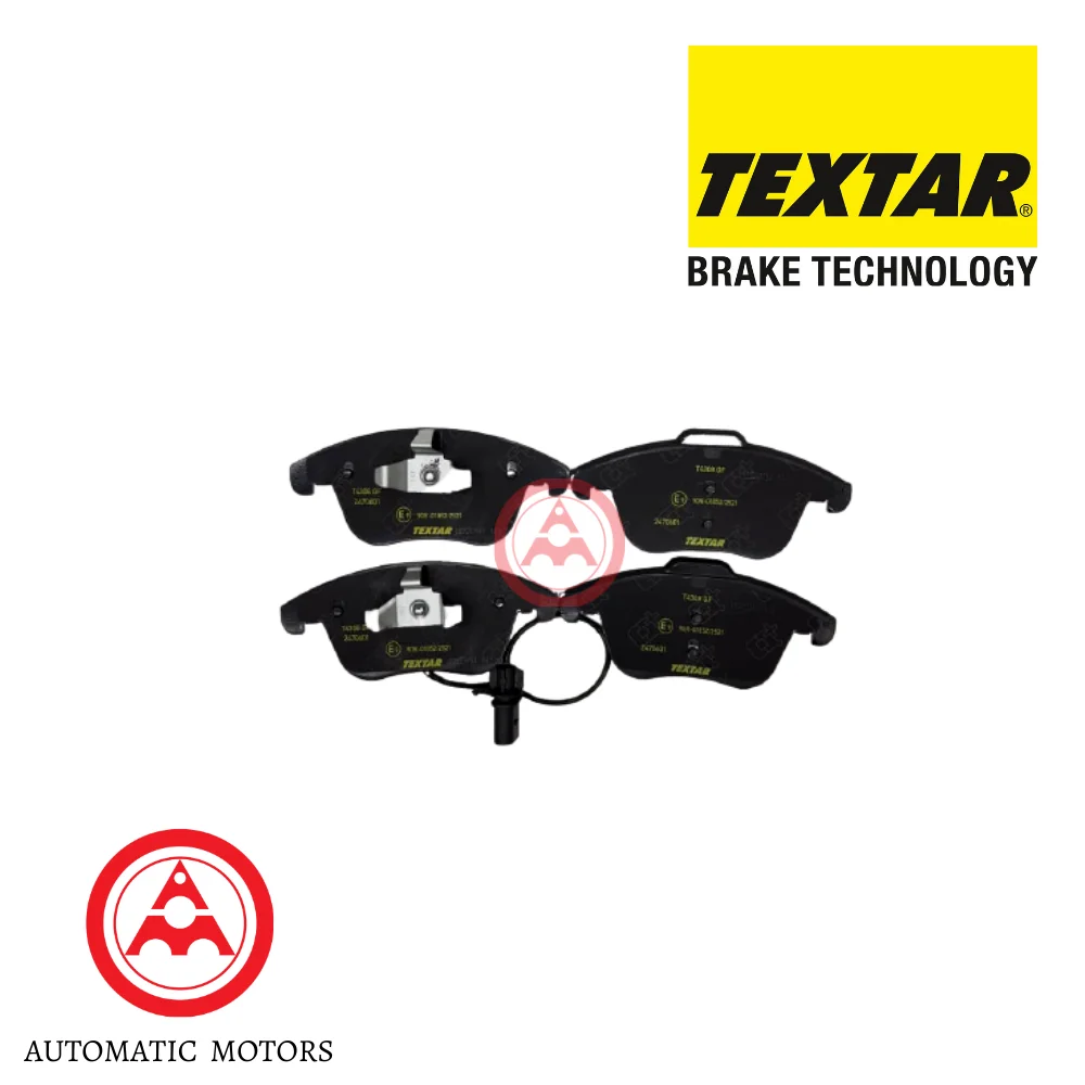 Textar Front Brake Pad Set W-Sensor Audi A4-1.8/2.0 8K2/8KH/8K5/B8 A5-1.8/2.0/3.0 8T3/8TA/8F7 8K0698151F 8K0698151A 2470