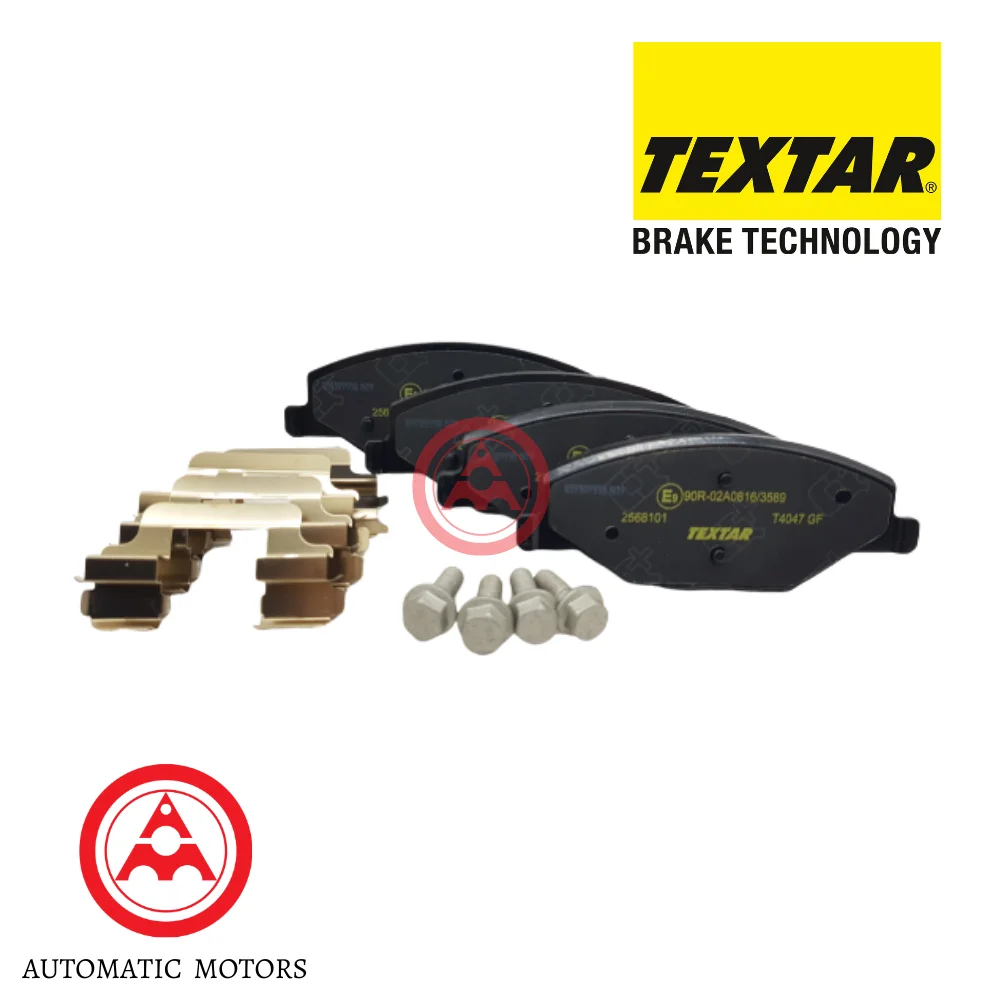 Volkswagen Polo Saloon Textar Front Brake Pad Set 2568101 6RU698151 6RU698151A 6RU698151B 0252568118