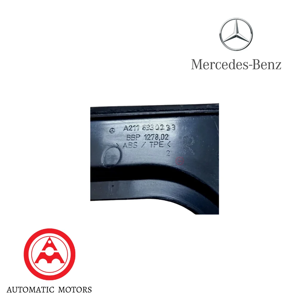 Original Mercedes Benz T/L PNL TOP SIDE COVER R/H W211 ON-RR-FDR-TOP-SIDE 2116930233