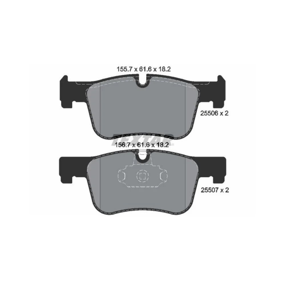 Bmw F30-320i F20-118i F32-420i Textar Front Brake Pad Set 34116850568 0252550618 34116874331 2550601