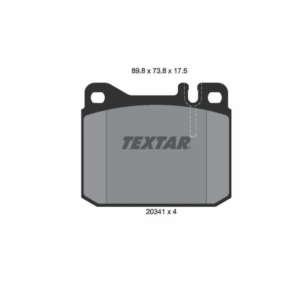 Mercedes Benz Textar Front Brake Pad Set W126 2034110 0014207520 0004205920 0004206020 0004209420 0004209520