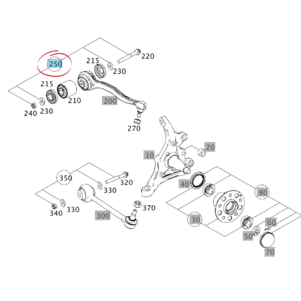 Mercedes Benz Meyle Front Lower ARM SCREW KIT W204 W212 0003331071 0003330971 0146540002 10940168