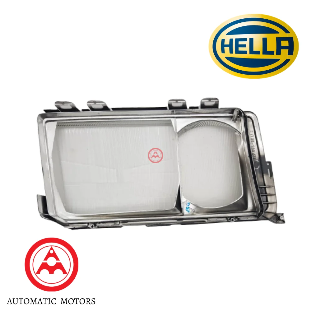 Mercedes Benz Hella Headlight Lens Left Side W201 190E 9AH377869001 0028268690 1305620979