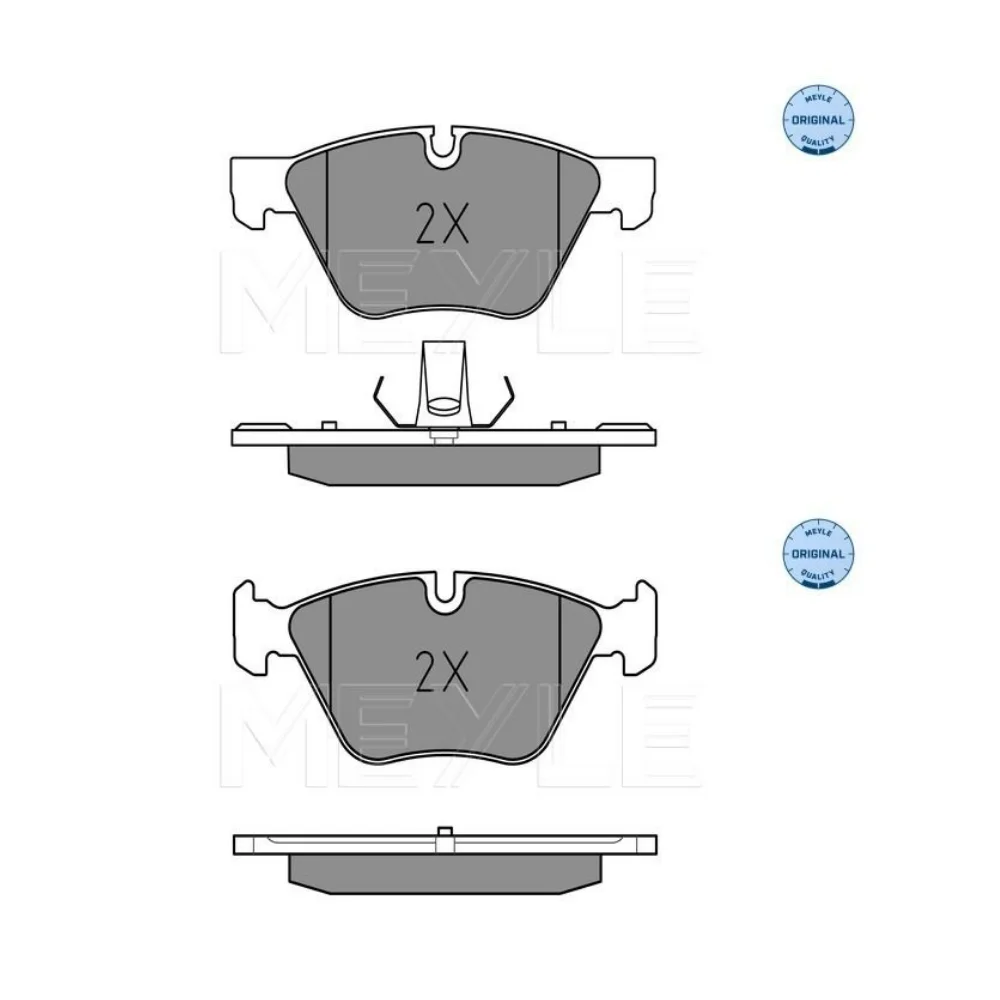 Bmw F10-520/23/28/30i/18d/20d/25d Meyle Front Brake Pad Set 34116858047 34116796844 34116775310 34116856591 2469701