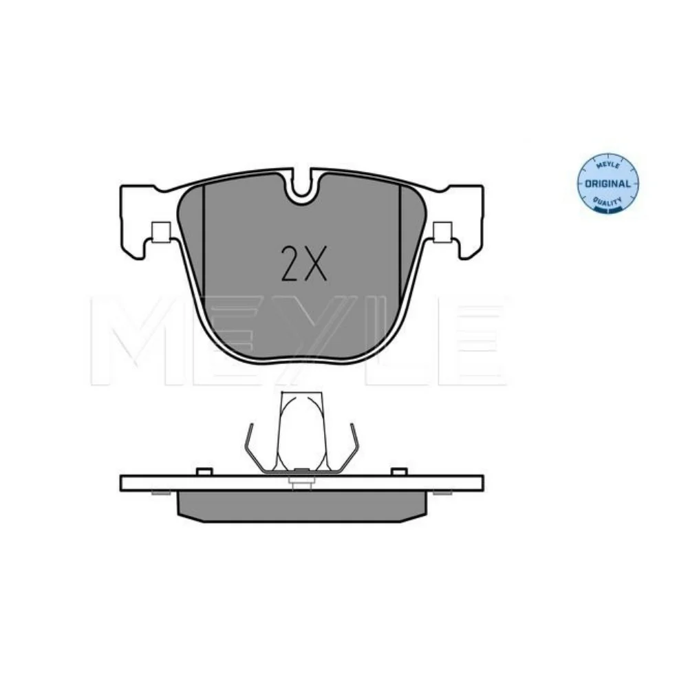 Bmw F07-GT F01 F02 Meyle Rear Brake Pad Set 34216790966 2373101 34216775342 0252373116