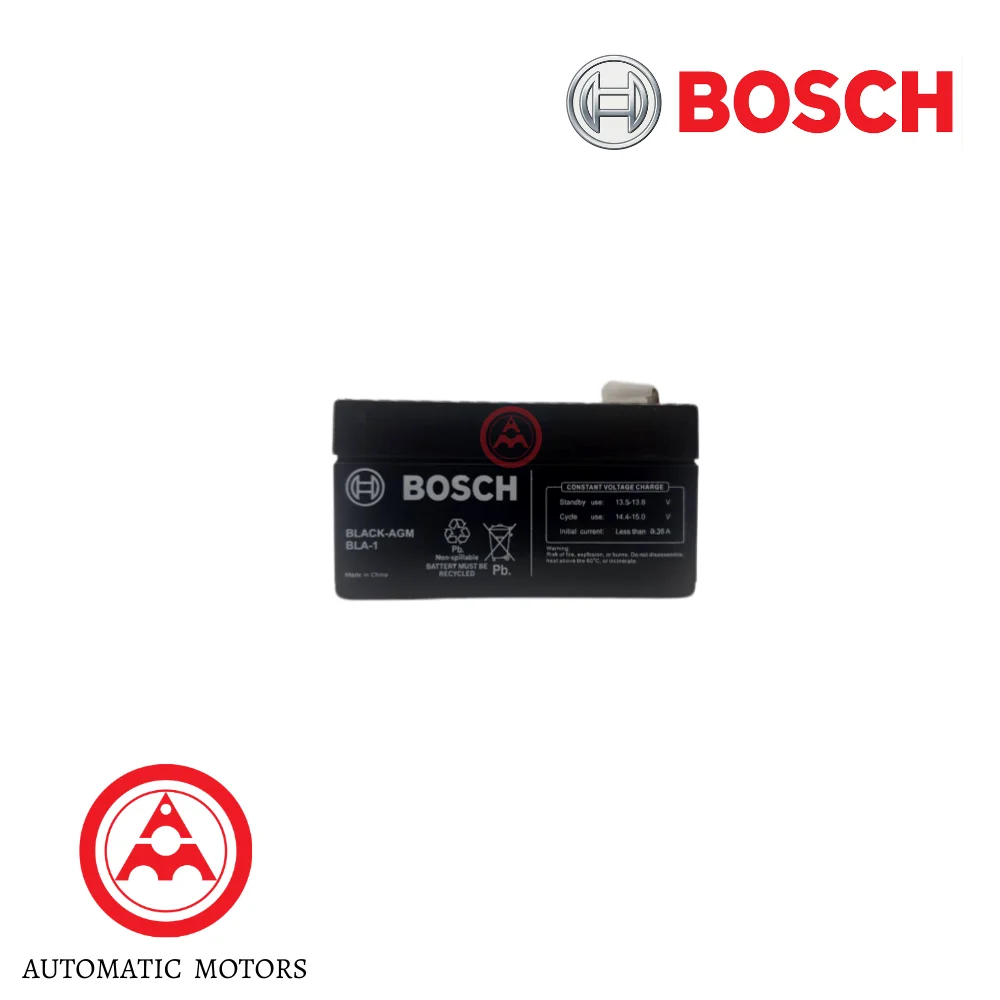 Bosch Mercedes Benz Auxiliary / Backup Battery 12V1 2AH W164 W166 W212 W216 W218 W221 W251 W463 000000004039 0092S67061