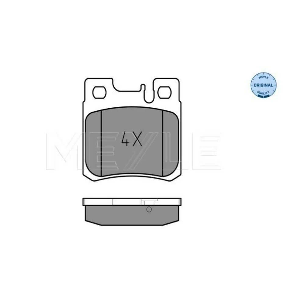 Mercedes Benz Meyle Rear Brake Pad SET T124 W129 W170-U W210 E20/230-UTC (2-PIN) 0014201320 0014209520 0054201720