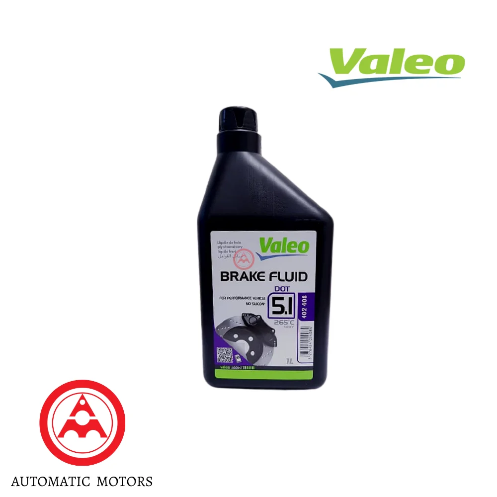 Valeo Dot5.1 Dot4 Brake Fluid 265'C 1 Litre 402408