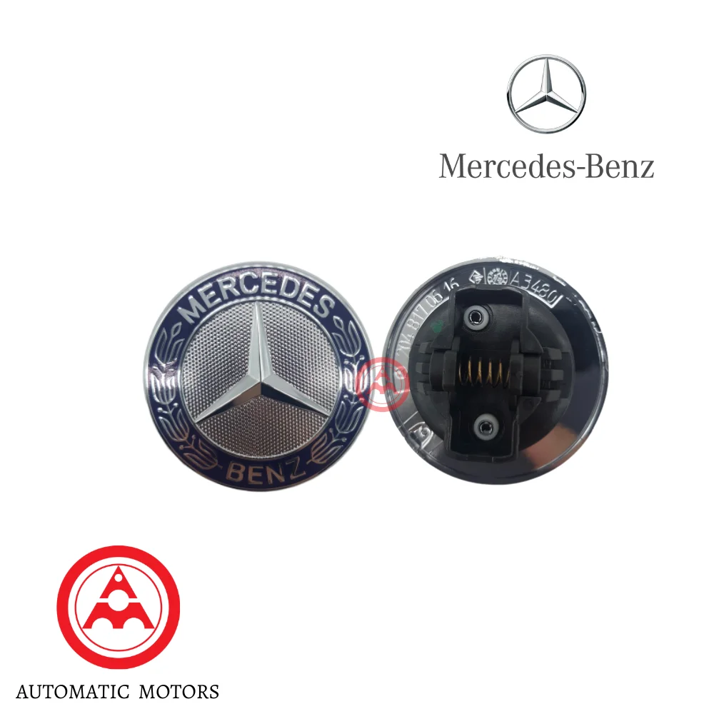 Original Mercedes Benz Bonnet " BADGE " Logo [Blue] W204-Avan 2048170616