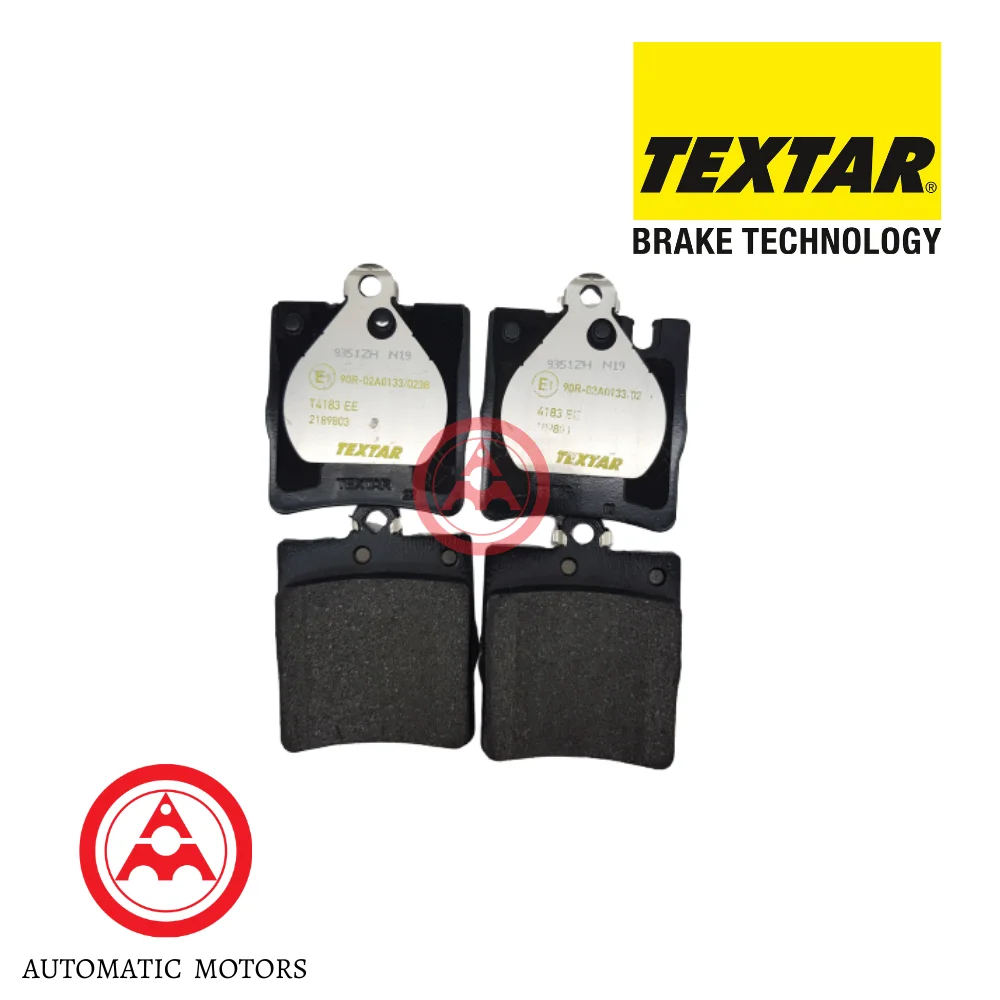 Mercedes Benz Textar Rear Brake Pad Set W210 V6-E240/280 98 W203-C240 270 1-Pin 0024205220 2189803 0034202820