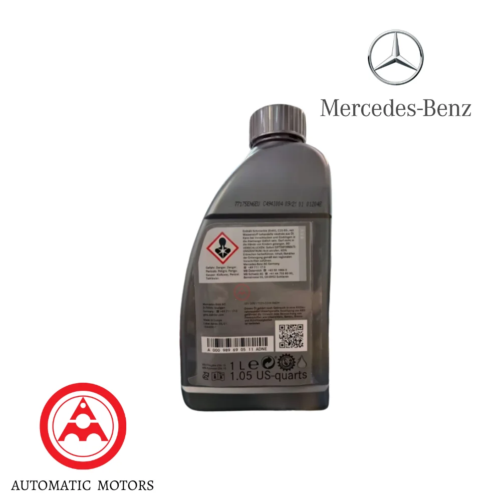 Original Mercedes Benz Auto Transmission Oil 1Lit 722-9 7G-Tronic W222-724-2 Blue 236.15 0019897703/11 0019897803/11 000