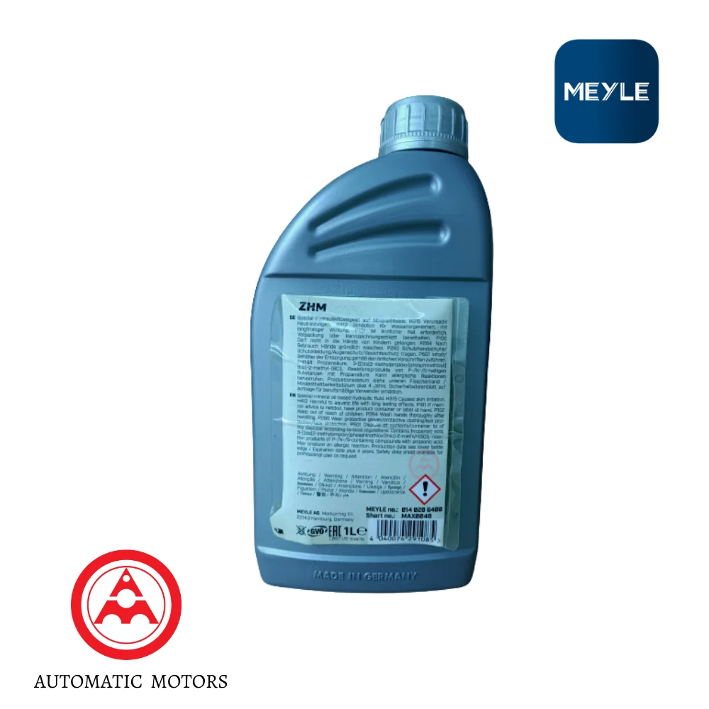 Mercedes Benz Meyle Zhm Hydraulic Sus / Sun Roof Oil 1 Lit Yellow All 0009898503 0009899103 0140206400