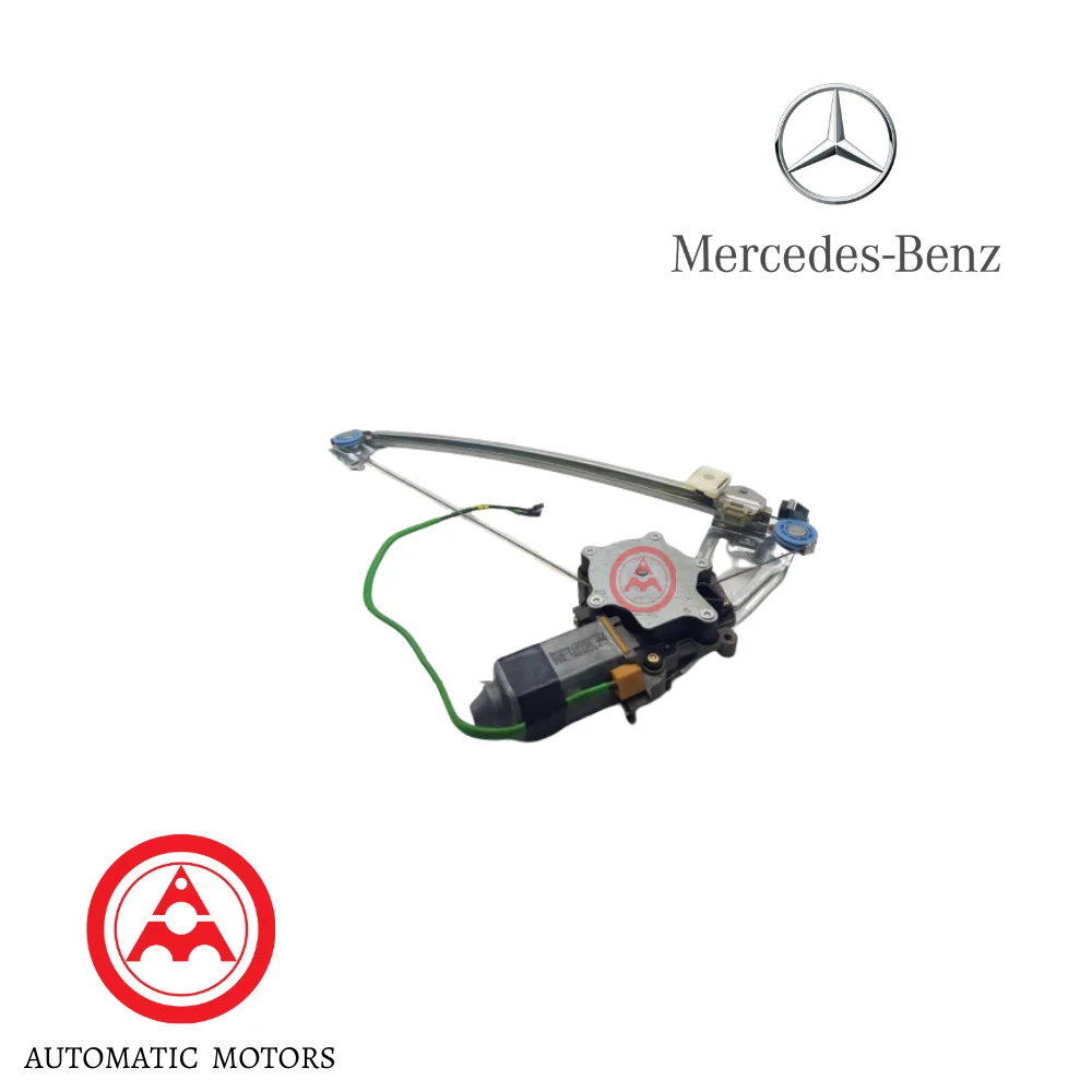 Original Mercedes-Benz Rear Door Power Window Regulator Assembly L/H W201 Made in Germany - 2017300346