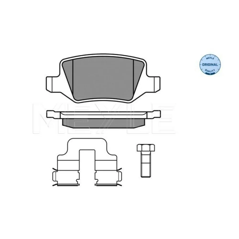 Mercedes Benz Meyle Rear Brake Pad Set W168 W169 W245 W414-Vaneo 1684200420 1694200420 1694201120 0252313814