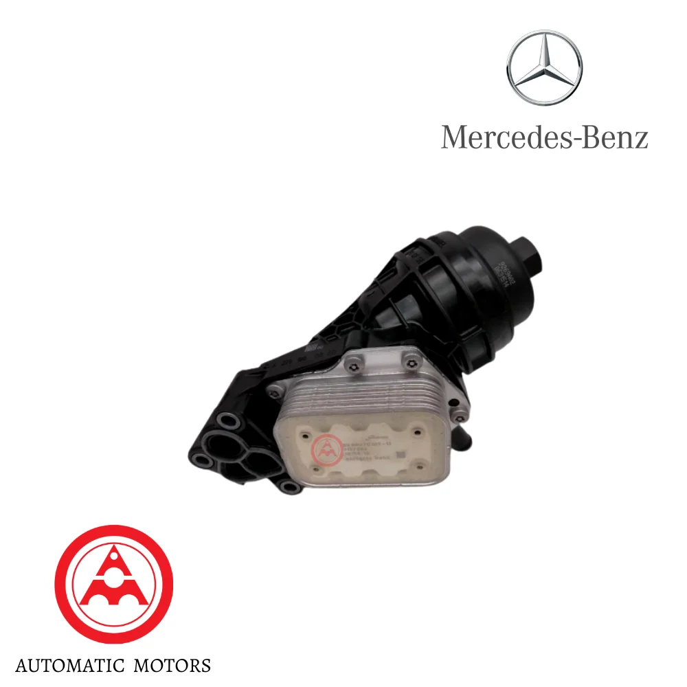 Original Mercedes Benz Oil Filter W/ Engine Oil Cooler M270 2701800500 2701800810 2701800610