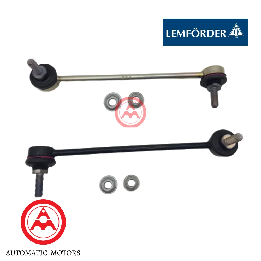 Lemforder Front Stabilizer Linkage / Torsion Bar Tie Rod Set BMW E39 31351095661 31351091855 1328302 31351095662 3135109