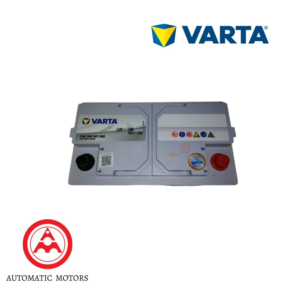 Mercedes Benz Varta Din80 Battery 12V80AH Agm W207 W204 W212 W176 W213 0009822108/26 0019828108 0019820208 LN4580901080