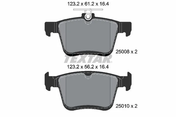Textar Rear Brake Pa