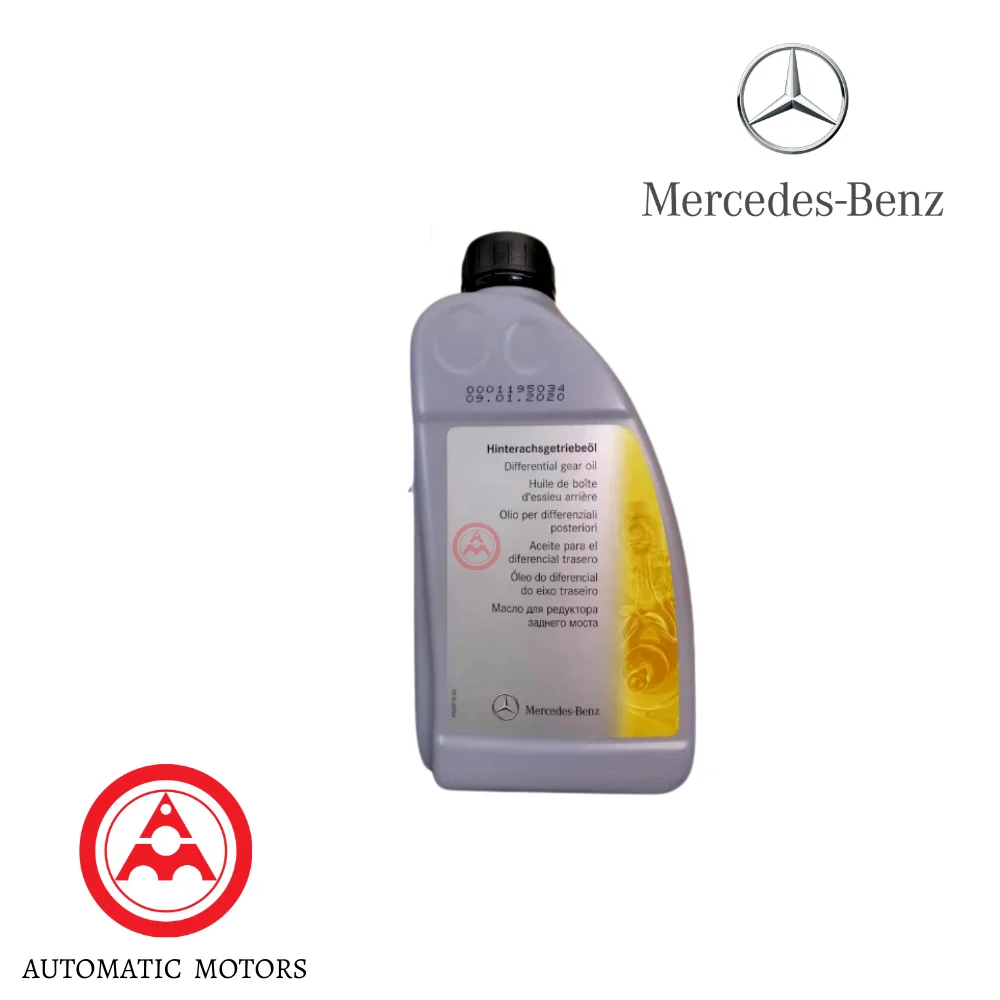 Original Mercedes Benz Rear Axle Differential Oil 1 Lit 45Amg-W117 W156 W176 4-Matic Made In Germany 002989020309 A00298