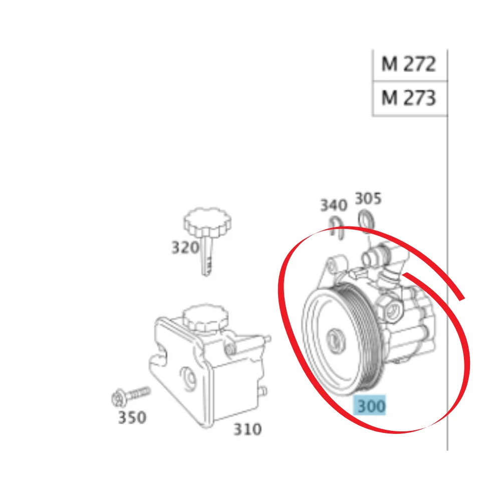 Mercedes Benz Meyle Steering Hydraulic Pump W219 0044663601 0044663701 0054661401 0011026016 0146310033