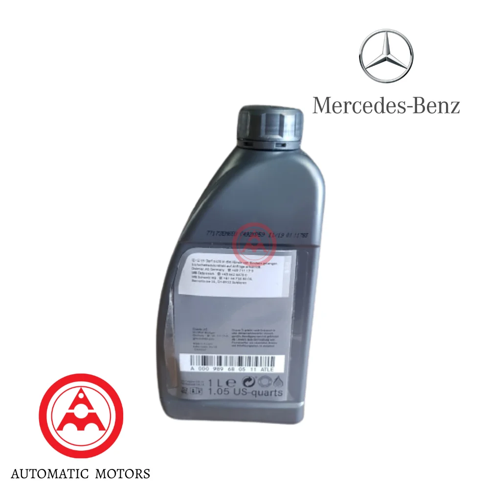 Mercedes Benz Red Automatic Transmission Oil 1Liter W204 W212 W207 W220 W221 722.9 Original ATF Fluid 0019896803