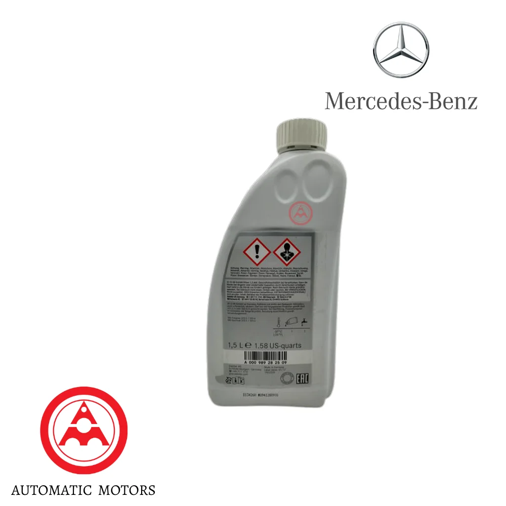 Original Mercedes Benz Red Coolant / Antifreeze 1.5 Liter W205 W222 0009892825 0140169600 000989282509