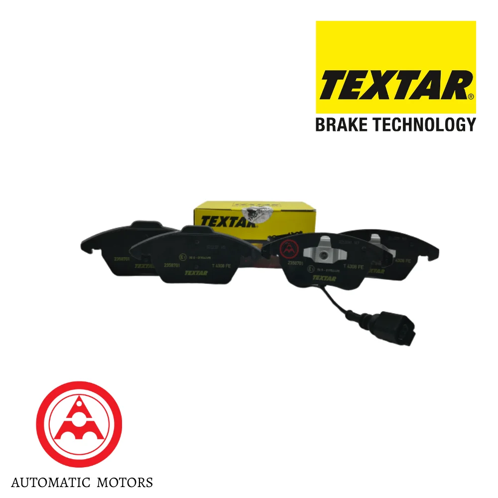 Audi TT Coupe VW-SCO 2.0 -09' PST 07' 13' PST CC 11' Textar Front Brake Pad Set W-Sensor 2358701 3C0698151C 5C0698151A 5