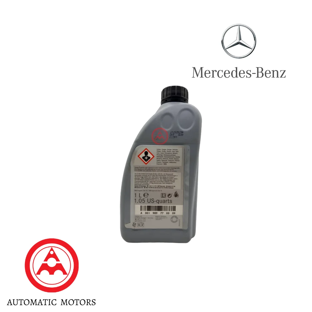 Original Mercedes-Benz Automatic Transmission Oil 1Lit Made In Germany 722-9 7G-Tronic W222-724-2 Blue 236.15  001989770