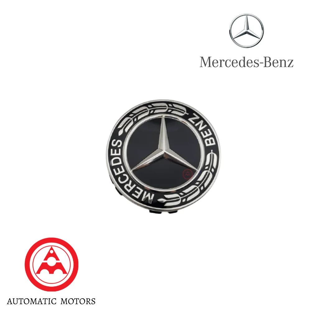 Original Mercedes Benz Sport Rim Hub Cap W117 W156 W176 W246 W292 W906 FULL BLACK 22240022009040 22240021009040
