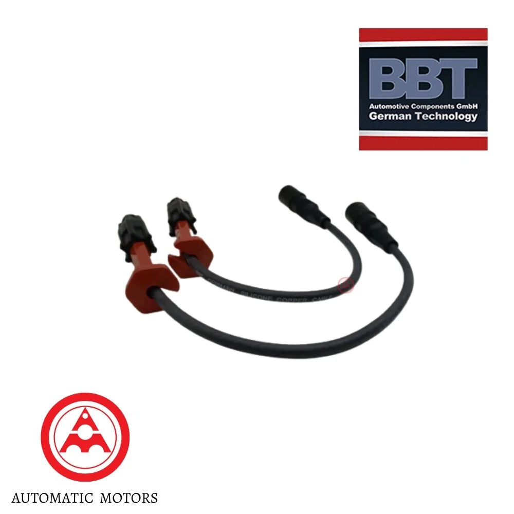 Mercedes Benz BBR PLUG CABLE SET M111 W210-E200/230 [2 PCS] STRAIGHT-SUPP BR983 ZEF983 0300890983 ZK439 ZK0439