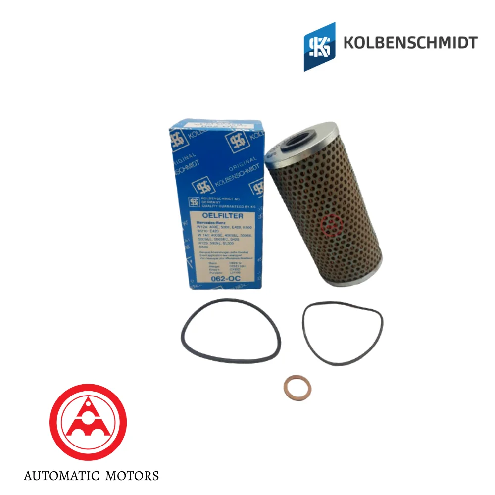 Mercedes Benz Kolbenschmidt Oil Filter M119 W140-S400/420/500 062-OC D25E153H 50013062 1191800009 OX92D