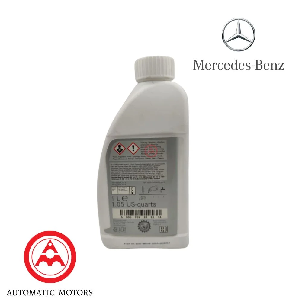Original Mercedes Benz Red Coolant / Antifreeze 1.05 Liter W205 W222 0009892825 000989282514 0140169600
