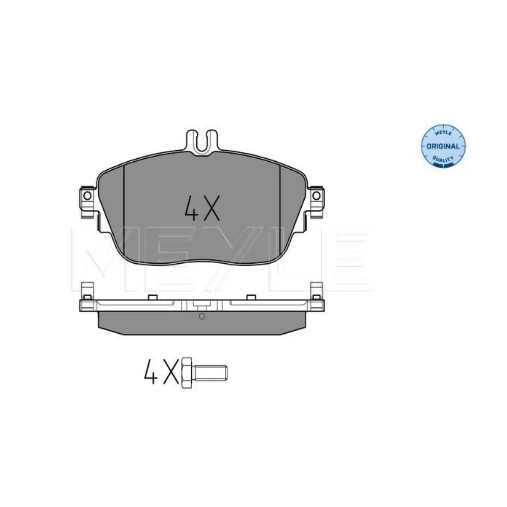Mercedes Benz Meyle Front Brake Pad Set W176 W246 W117 W156 0004203002 0084200620 0064208520 0064204720 0064204620