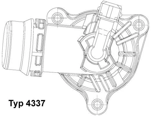 Wahler Thermostat 105C Bmw E46-N42 N46 E90 Socket-2-Pin 11537510959 4337105D 661801399B TM18105 E2870019503A0