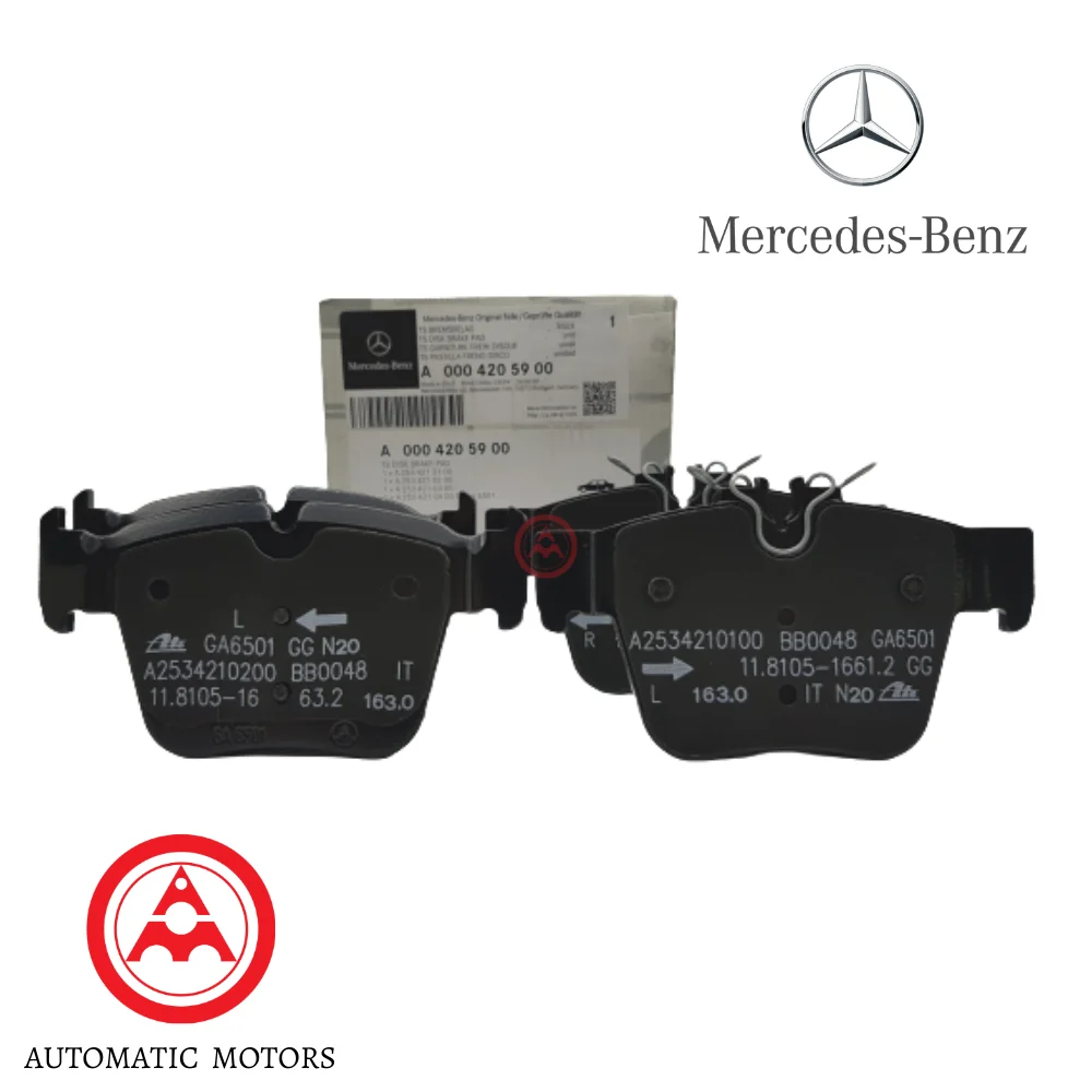 Original Mercedes Benz Rear Brake Pad Set W253 GLC250 Amg Sports W205 C43 0004205900 0004205200 0004208300 2242301 02522