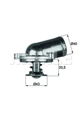 Mercedes Benz Mahle Thermostat 87C M111 W202 W210-E200 E230 Rex 230 1112000315 427671D 1612033375 1112030375 TI2287