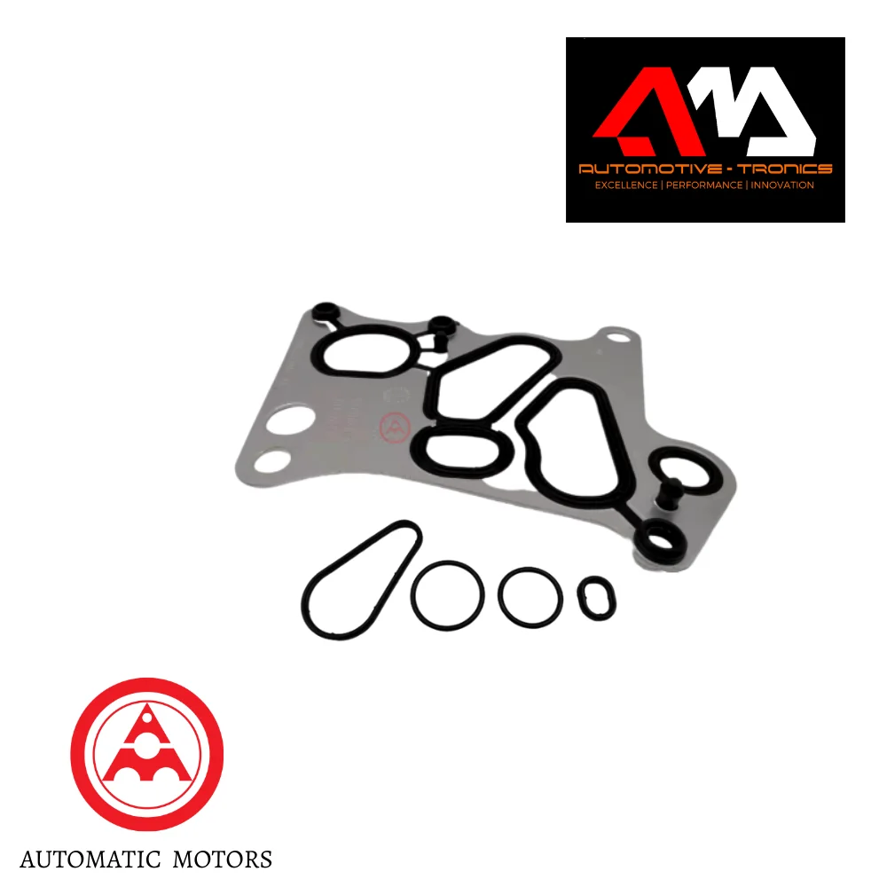 Mercedes Benz Automotive-Tronics Engine Oil Cooler Gasket + O-Ring Only M271-CGI 820 860 861 2711801410 2711801010 27118