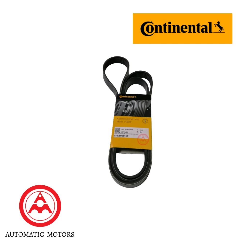 Bmw E90-330i E60-525i 530i N52 Continental Fan Belt 11287527564 6PK1990 11287628650