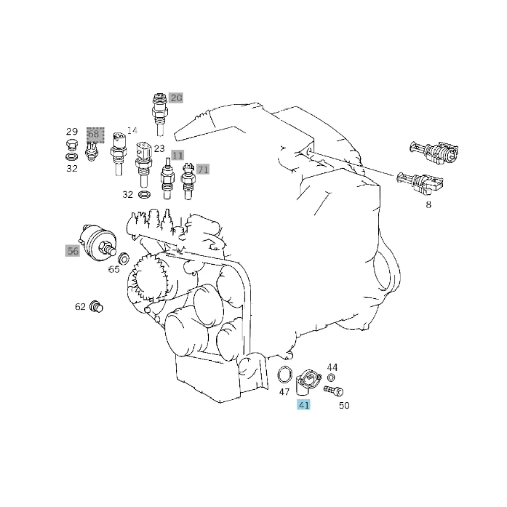 Mercedes Benz Hella Engine Oil Sump Float / Oil Level Sensor M102 S M103 M104 M111 Switch 1245420017 6EZ004592021